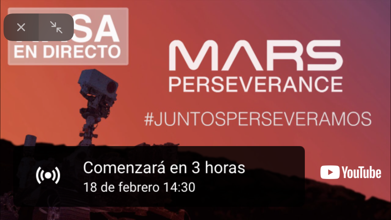 HOY LLEGA EL PERSEVERANCE A MARTE