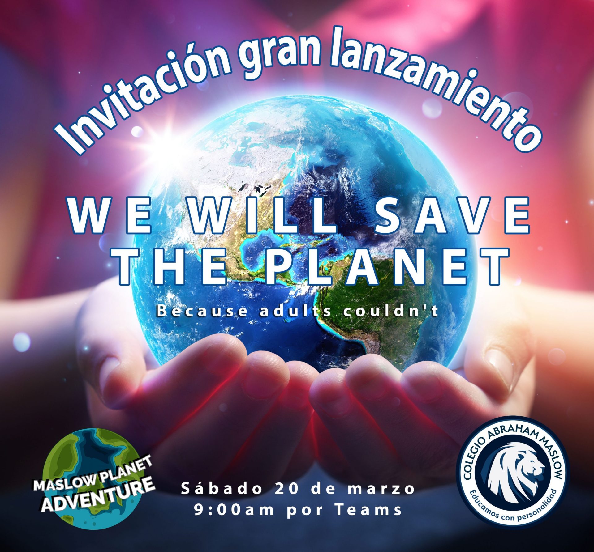 ESTE SÁBADO 9am realizaremos el LANZAMIENTO de MASLOW PLANET ADVENTURE
