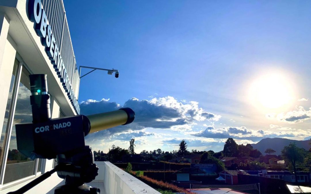 ☀️Llegó el nuevo Telescopio Solar al Observatorio del Colegio Abraham Maslow.