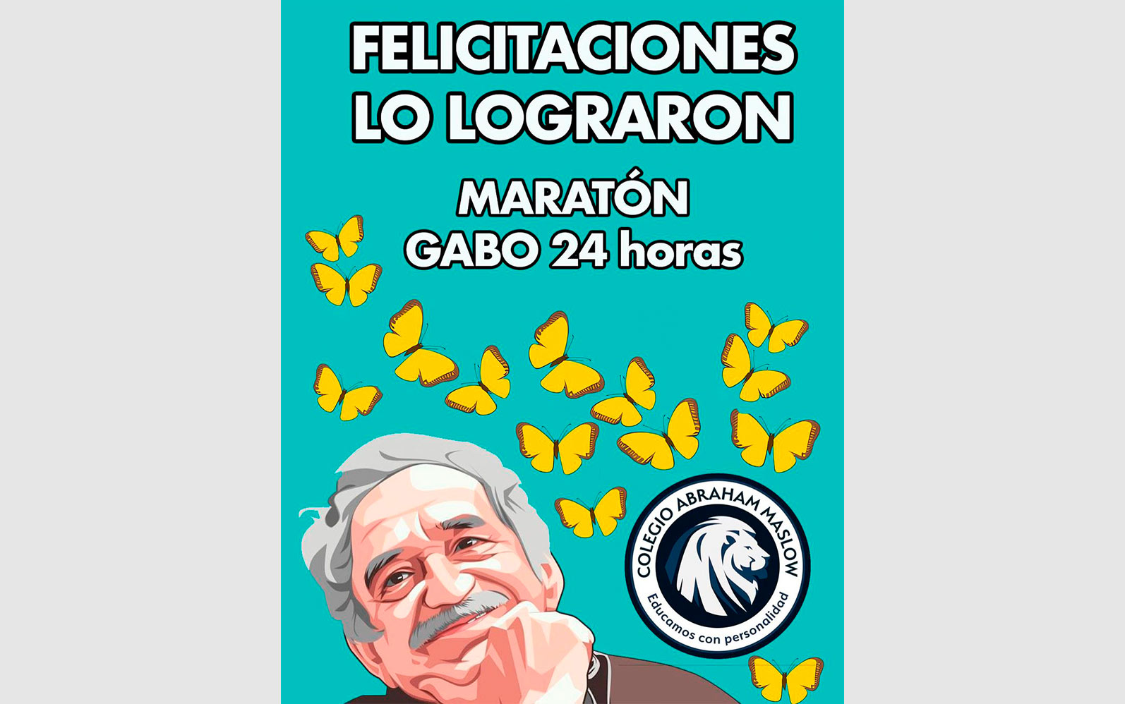 Lo logramos! Con alegría y orgullo celebramos el haber podido cumplir las 24 horas de transmisión alrededor de la vida y obra de GABO.