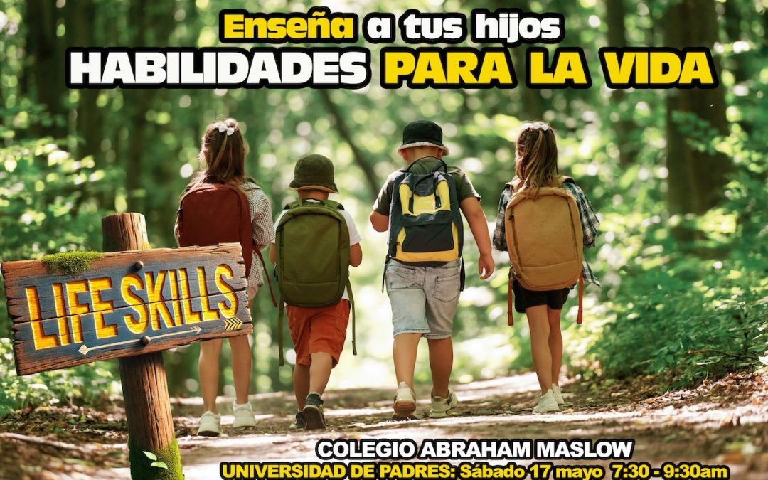Enseña a tus hijos habilidades para la vida.