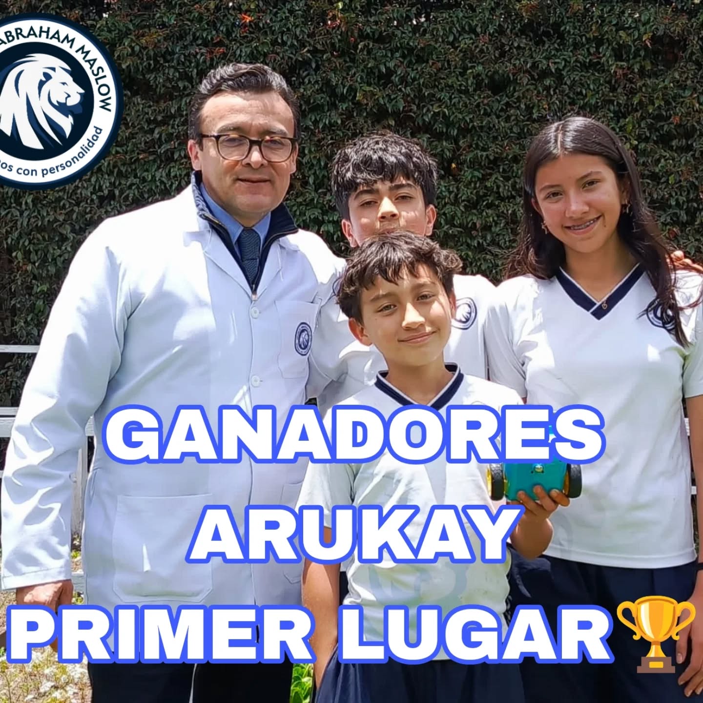 🎉✨ ¡Orgullo Maslow! Nuestros estudiantes demostraron todo su talento en el Arukay Challenge: Future Innovators 💡🚀
