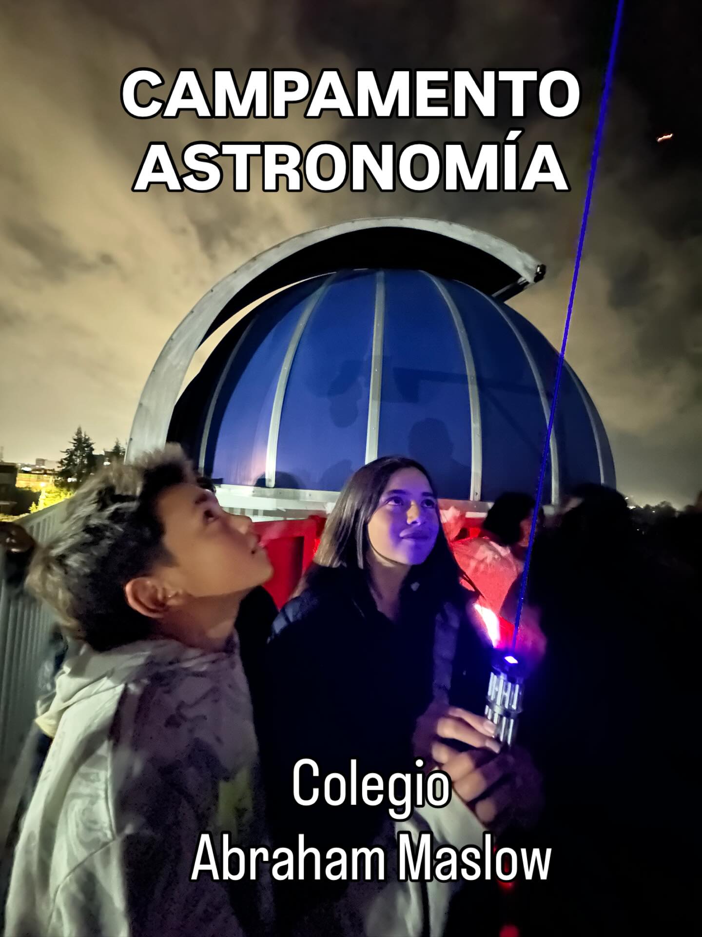 Campamento de Astronomía con los cursos 6°,7°y 8°